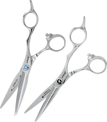Produktbild von Haarscheren Set System Set für Rechtshänder mit 35° und 40° Spezialschliff, 5,5 und 6,0 Zoll