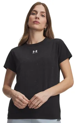 Produktbild von Under Armour Rival Baumwolle Wash Ss - black, Größe:M