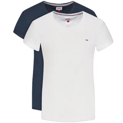 Produktbild von Tommy Jeans T-Shirt Damen 2er-Pack DW0DW11459-0XP S