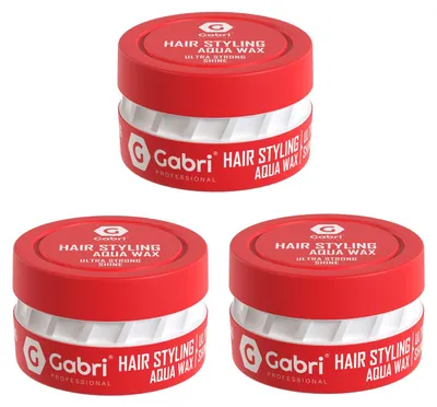 Produktbild von Gabri Pro - Hair Styling Aqua Wax Ultra Strong Shine 3 x 150ml