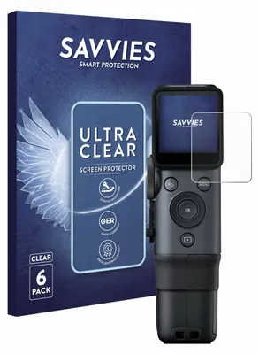 Produktbild von 6x Für Fujifilm Instax Mini Evo Cinema Schutzfolie Savvies Displayschutz Display Schutz Folie Klar Transparent