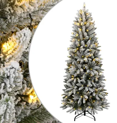 Productafbeelding van Kunstkerstboom met sneeuw, 300 LED-lampjes, 240 cm