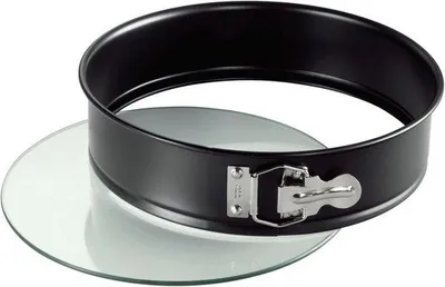 Produktbild von Famanu Springform Ø 26 cm mit Glasboden - antihaftbeschichtet, schnitt- und kratzfest