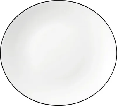 Produktbild von Modern Life "Black Line" Speiseteller oval 29 cm