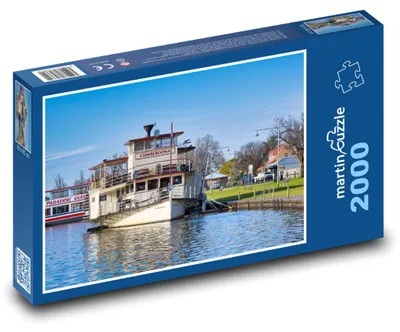 Obrázok produktu pre Puzzle 2000 Loď Cumberoona na jazere Mulwala - martinpuzzle