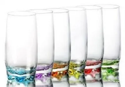 Productafbeelding van Solidchoice - Set van 6 Glazen Drinkglazen voor Thuisgebruik