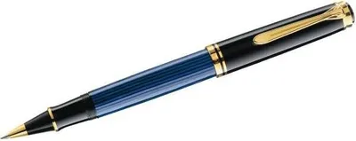 Produktbild von Pelikan Tintenroller R400 Schwarz-Blau Geschenkbox