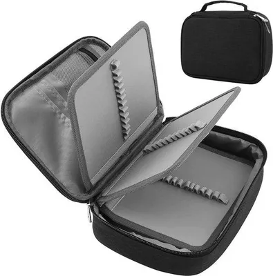 Obrázok produktu pre Organizér pre dievčatá a chlapcov, 72 priehradiek, 23 x 17 x 7 cm, veľký objem, na zips, odnímateľný