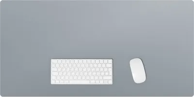 Produktbild von Farbe Grau – Schreibtischunterlage – Rutschfeste Tischunterlage – Schreibtischmatte für Büro & Zuhause – Schreibunterlage – Mauspad – Tischmatte – 100 x 50 cm