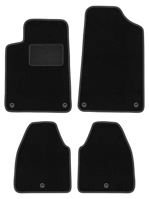 Immagine prodotto di Tappetini in moquette per Peugeot 607 1999-2010 (berlina) – set 4 pezzi, neri, su misura – Wielganizator LUX