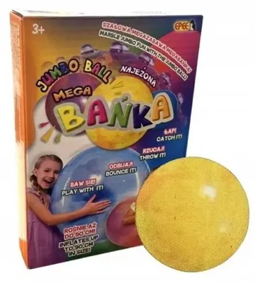 Zdjęcie produktu dla Mega Bańka - Najeżona Żółta - EPEE