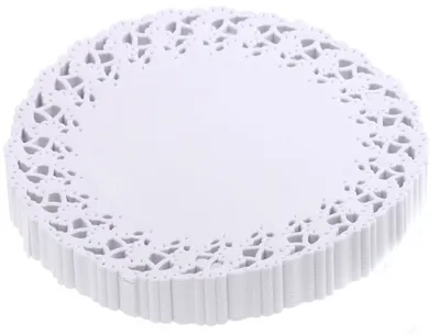 Produktbild von Tortenspitzen rund 24 cm 250 Stück weiss