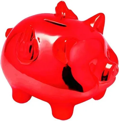 Immagine prodotto di Salvadanaio per monete - Salvadanaio per bambini - Cassetta portamonete - Salvadanaio (rosso)