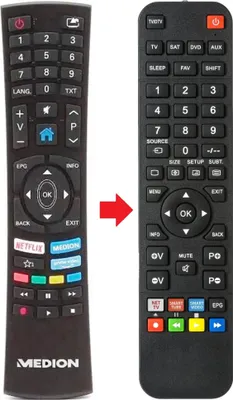 Produktbild von Fernbedienung passend für MEDION 40069104 | E62003 | LIFEX1