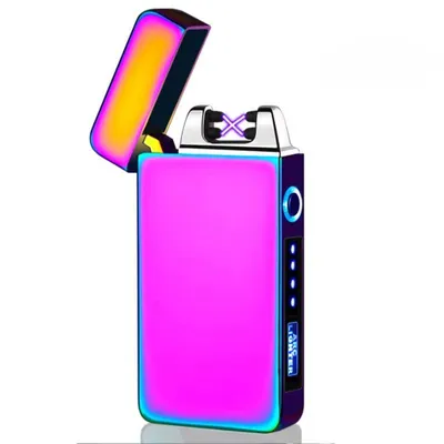 Image de Briquet plasma THAR – rechargeable USB – arc-en-ciel