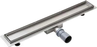 Zdjęcie produktu dla Laveo Plado Odpływ Liniowy 60 cm, Stal Nierdzewna, Regulowane Nóżki, 10 lat Gwarancji, Przepustowość 50 l/min