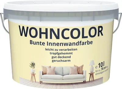 Produktbild von Wohncolor Wandfarbe vanilleblüte 10 L