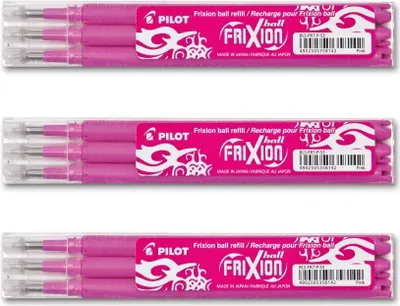 Produktbild von Pilot Frixion Ball Ersatzminen 0.7 pink - 9er-Set
