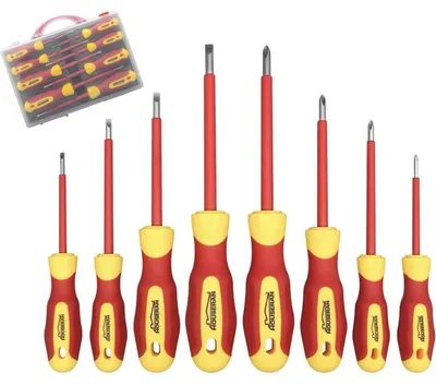 Immagine prodotto di Set di 8 cacciaviti isolati da 1000V con punte magnetiche