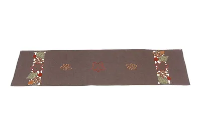 Produktbild von Tischläufer "Herbstlaub", braun