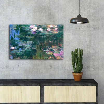 Produktbild von Wallity, FAMOUSART- CVT1438, Bunt, Leinwandbilder, 45 x 70 cm, 100% Wildleder -Leinwand