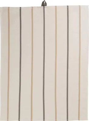 Produktbild von ASA Selection kitchen Geschirrtuch, Geschirrhandtuch, Küchenhandtuch, Halbleinen, 70 x 50 cm, Ecru Lined, 37822065