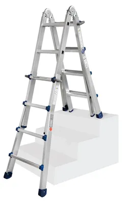 Produktbild von Iller Teleskopleiter Eurostars 4x5 Sprossen