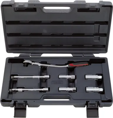Zdjęcie produktu dla Zestaw serwisowy świec zapłonowych KS Tools CHROMEplus®, 7 szt. 3/8"