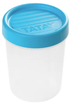 Zdjęcie produktu dla Pojemnik do przechowywania żywności TATAY. Wytrzymały pojemnik plastikowy z pokrywką, szczelny