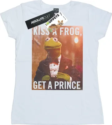 Produktbild von Disney - "The Muppets Kiss A Frog Get A Prince" T-Shirt für Damen BI51646 (XL) (Weiß)