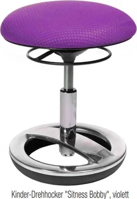 Produktbild von Topstar Kinder-Drehhocker Sitness Bobby, violett