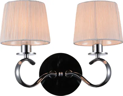 Obrázek produktu pro Nástěnné osvětlení CLARA - 2xE14, 40W, chromované / bílé