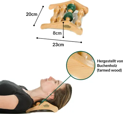Produktbild von Neckstretcher - Nackenstrecker – Nackenmassagegerät – Nackenmassage