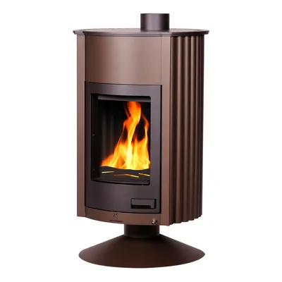 Image de HS FLAMINGO poêle cheminée MASTERFLAMME Grande II - marron - velours