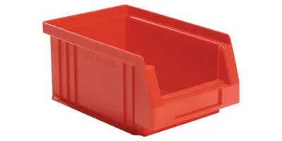 Produktbild von LA-KA-PE Sichtlagerkasten PLK 4 B105xT164xH75 mm rot
