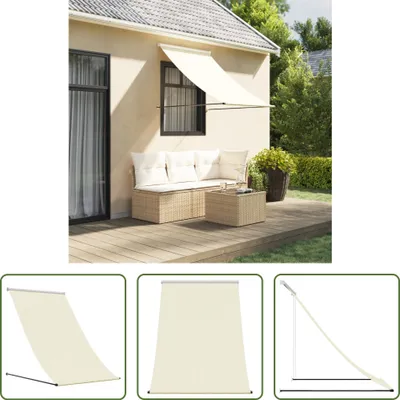 Obrázek produktu pro The Living Store Stahovací markýza krémová 150x150 cm látka a ocel
