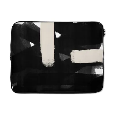 Produktbild von MuchoWow® Laptop Hülle 17 Zoll Laptoptasche Abstrakt - Pastell - Minimalismus - Zipper - Schutzabdeckung