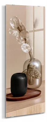 Image de STYLER, tableau en verre, 30x80 cm. Élégance discrète, design moderne, décoration murale élégante, idéal pour le salon, la chambre, le couloir ou le bureau