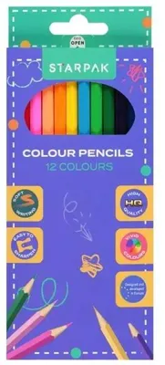 Immagine prodotto di Matite colorate 12 colori School - STARPAK