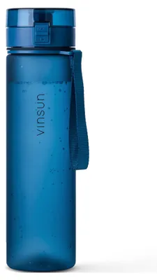 Produktbild von Trinkflasche 1L Sport Flasche Schraubverschluss BPA frei für Kohlensäure Vinsun