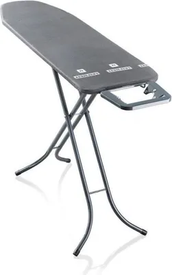 Obrázok produktu pre Žehliaci stôl, Leifheit Classic M Black, výškovo nastaviteľný 69–88 cm, bavlnený poťah, 120 x 38 cm