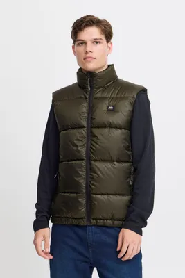 Produktbild von Blend BHVest Herren Weste Steppweste Outdoor Weste mit Reißverschlusstaschen Stehkragen Regular fit