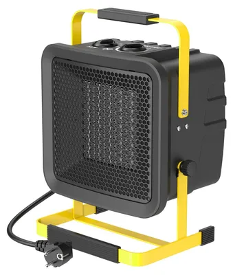 Image de Radiateur électrique 3000 W, type ventilateur céramique - Dimensions : 25,1 x 35,9 x 18 cm - Noir