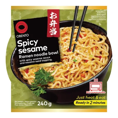 Immagine prodotto di Obento Ramen piccante al sesamo in ciotola 240 g