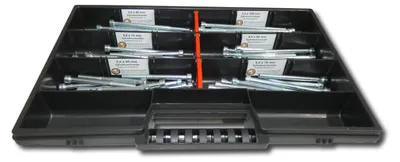 Immagine prodotto di 90 pezzi assortimento viti cilindro M5 // 65mm-100mm set di viti scatola di viti DIN 912/ISO4762 bulloni completamente filettati viti macchina viti filettate viti testa cilindro