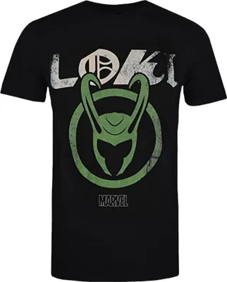 Immagine prodotto di Loki - T-shirt da uomo TV196 (L) (Nero)