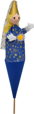 Produktbild von Tütenkasper Mitternachtsfee 59cm 3in1