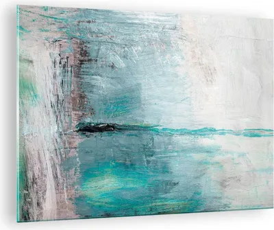 Produktbild von Bilder auf glas - Abstraktion modern - 70x50cm - Glasbilder - Wandbilder - Kunstdruck - zum Aufhängen bereit - Wanddekoration aus Glas - Glas Bilder - Wandbild auf Glas - Einteilig - GAA70x50-3591