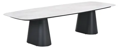 Produktbild von Garden Impressions Denver Dining Tisch - 320x120 cm - carbon black - Centostone Verona sand