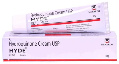 Produktbild von Creme, Menarini, Hyde, gegen Flecken, Melasma, 3% Hydrochinon, 30gr